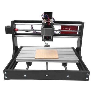 Kacsoo 50x40cm CNC Kit de machine de gravure laser, imprimante de marquage de logo de bureau de bureau de bricolage, machine de découpe de gravure sur bois USB de 12V USB （10000mW 