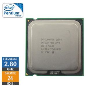 PROCESSEUR Processeur Intel Pentium E5500 2.80GHz SLGTJ LGA77