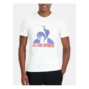 T-SHIRT T-shirt  Le Coq Sportif Tennis Fanwear Homme 2410523 T:L C:BLANC