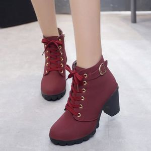 bottines talon lacets