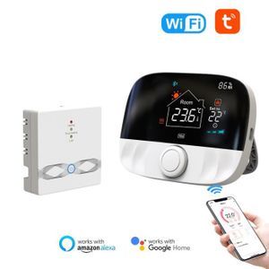 THERMOSTAT D'AMBIANCE Thermostat intelligent sans fil WiFi régulateur de