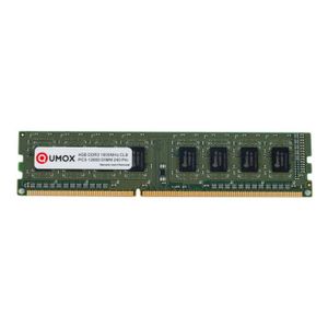 MÉMOIRE RAM QUMOX mémoire 8Go (2x 4Go) DDR3 1600 PC3-12800 PC-