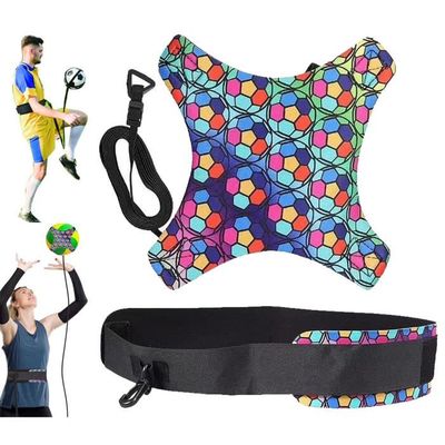 HTTDSLF Entraîneur Football Solo Ceinture Réglable - Kit 2 Pièces Pour Enfants & Adultes, Parfait Pour Dribbles, Passes Et Jonglage