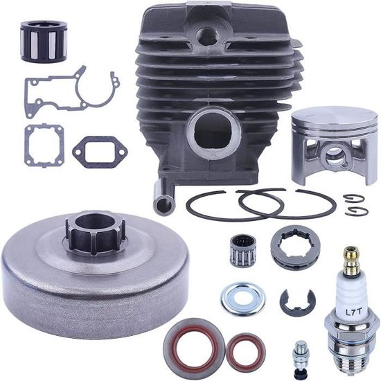 Kit Piston Cylindre 47 Mm GLFLOW Pour Tronçonneuse MS291 MS291C MS271 - Complet Avec Roulements Et Joints