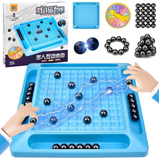 Jeu De Plateau Magnétique – Échecs Et Dames Sur Pierre, éducatif Et Portable – Tiger Magnetic Challenge