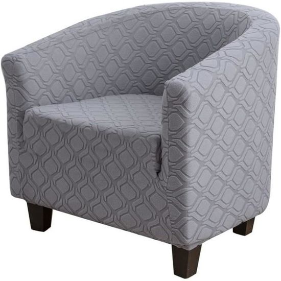 Housse De Fauteuil Club HOMECOVER - Velours Doux, Protection Anti-Taches (Taille Large)