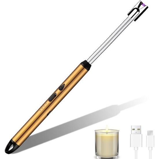 Teenza Briquet électrique Rechargeable Par USB Avec Affichage De La