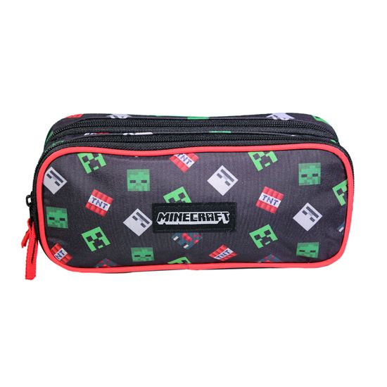 MINECRAFT Trolley Sac à Dos à Roulettes Primaire 2 Compartiments - Bagagerie