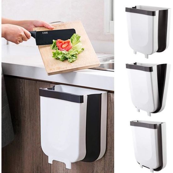 Poubelle Pliable Cuisine Poubelle Suspendue Poubelle Pliable Pour Porte