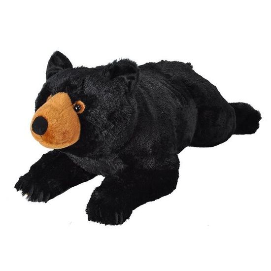 Peluche Ours Noir Couche Geant Xxl Realiste Grizzly 76 Cm Achat Vente Peluche Cdiscount