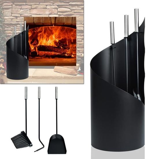 Pelle à Cendres PRETYZOOM - Long Manche Pour Barbecue Et Cheminée - Fonte Robuste - 10