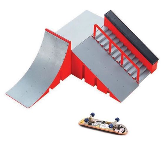 TECH DECK - FINGER SKATE - MEGA BOWL X-CONNECT - Tech Deck Skate Pa Rampe 100 Modulable A Construire Et Personnaliser 1 Amz B0brt95s
