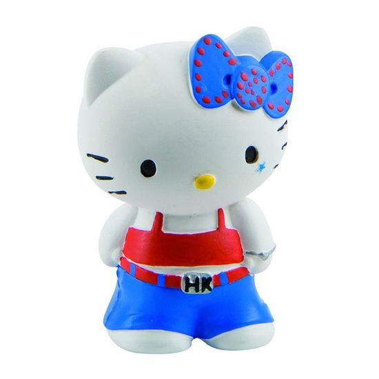 Figurine - BULLYLAND - Hello Kitty écolière - 3 ans et plus - Rose