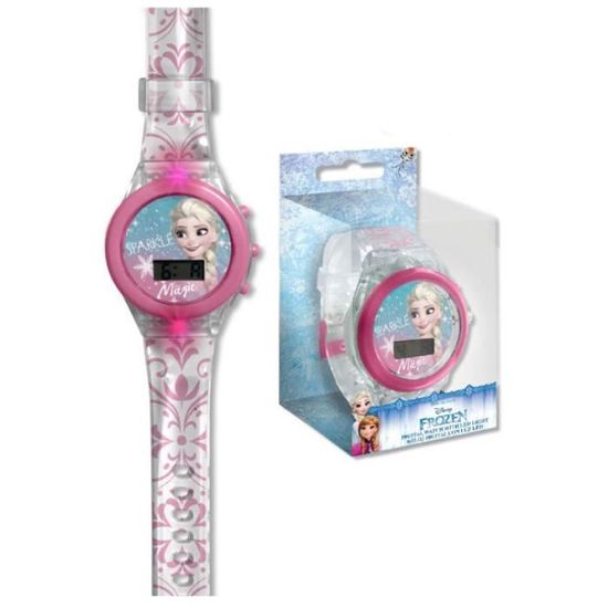 La reine des neiges 2 - montre digitale avec lumiere led