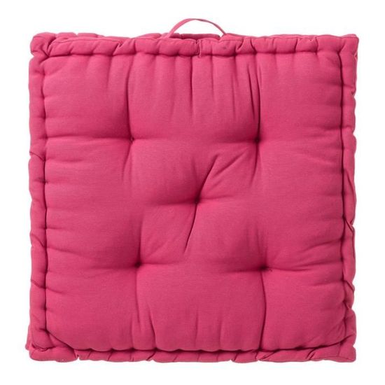 Coussin De Sol Rose 60x60 Cm Cdiscount Maison