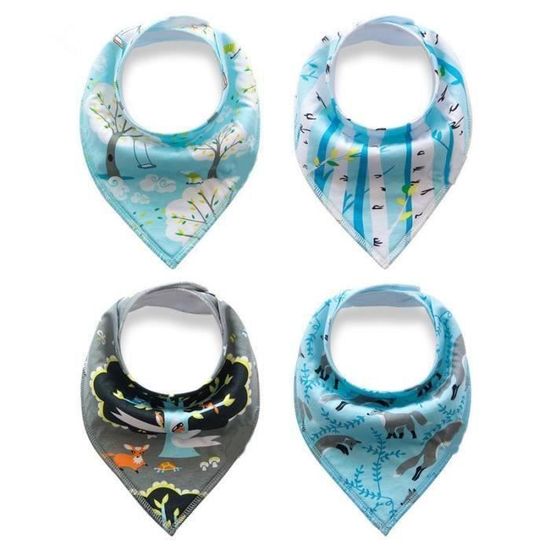 8 Bavoirs Bébé Bandana En Mousseline – Hautement Absorbants, Ajustables, Pour Nouveau-nés Et Tout-petits - 11