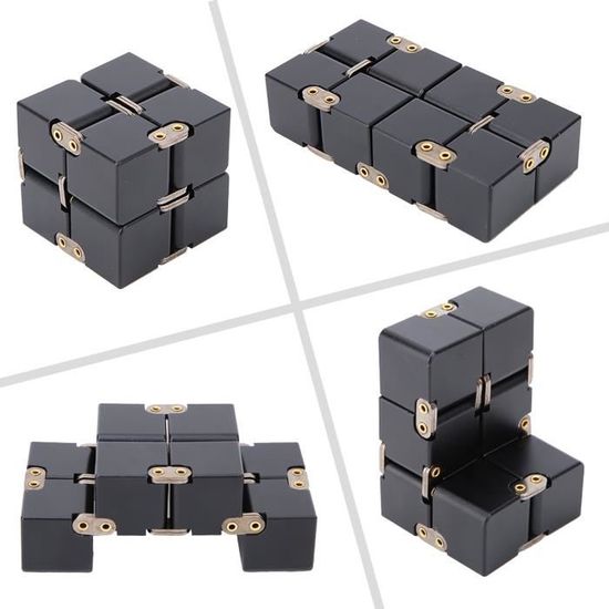 Jouet Fidget Cube Infini, Cubes Infini en Alliage d'Aluminium, Fidget Cube Infini Soulage le Stress l'Anxiété ADHD pour Enfants Bureau Jouets pour Adultes Meilleurs Cadeaux avec Étui (Rouge & Jaune Jouet Fidget Cube Infini, Cubes Infini en Alliage d'Aluminium, Fidget Cube Infini Soulage le Stress l'Anxiété ADHD pour Enfants Bureau Jouets pour Adultes Meilleurs Cadeaux avec Étui (Rouge & Jaune
