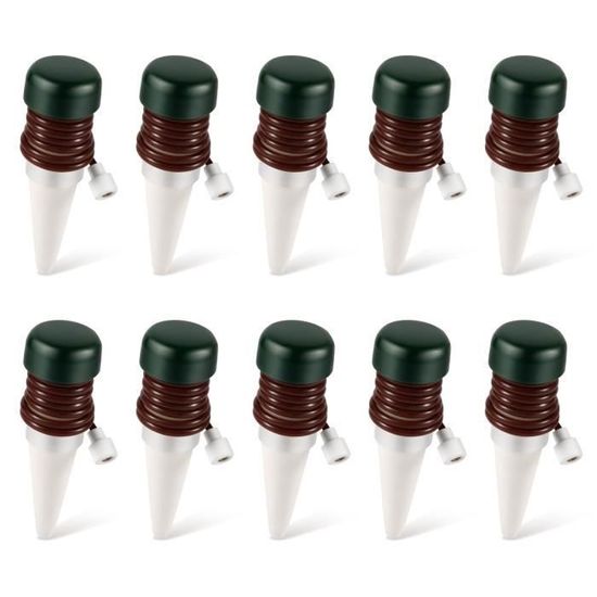 Lot De 4 Piquets Arrosage Plantes En Verre Soufflé - Système Auto Arrosage Décoratif Intérieur Extérieur