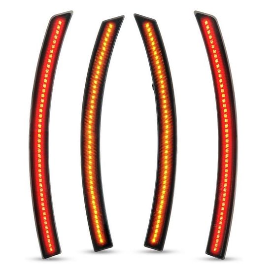 Kit Lentilles Feu Position Latéral KIMISS - 8 Pièces Pour Land Rover Series 3/Defender