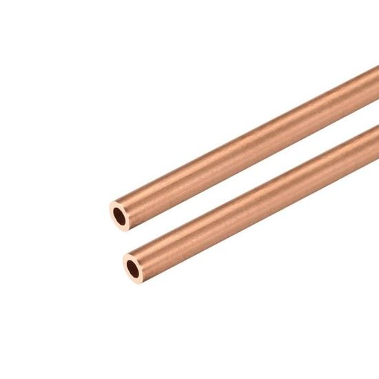 Sourcing Map Tube Cuivre Rond 7mm OD 0.25mm Mur Épaisseur