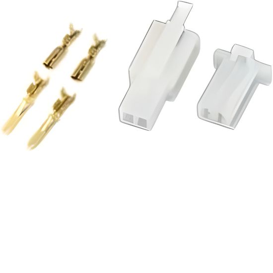10 Paire 4.5mm 6 Pin Blanc Plastique Mâle Femelle JST-SM Housing Crimp