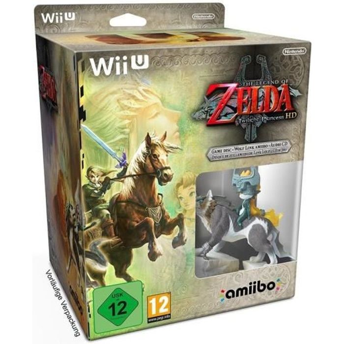 The Legend Of Zelda Twilight Princess Hd + Amiibo The Legend Of Zelda Link Loup + Cd Audio Wii U - vue 2