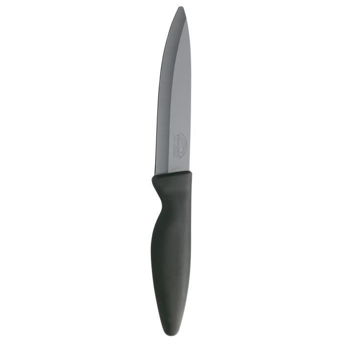 JEAN DUBOST Couteau céramique multi-usages - 13 cm - Lame noire