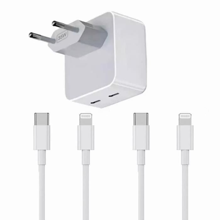Chargeur Adaptateur secteur USB-C 18W Blanc compatible Pour iPhone 11 -  Yuan Yuan - Cdiscount Informatique