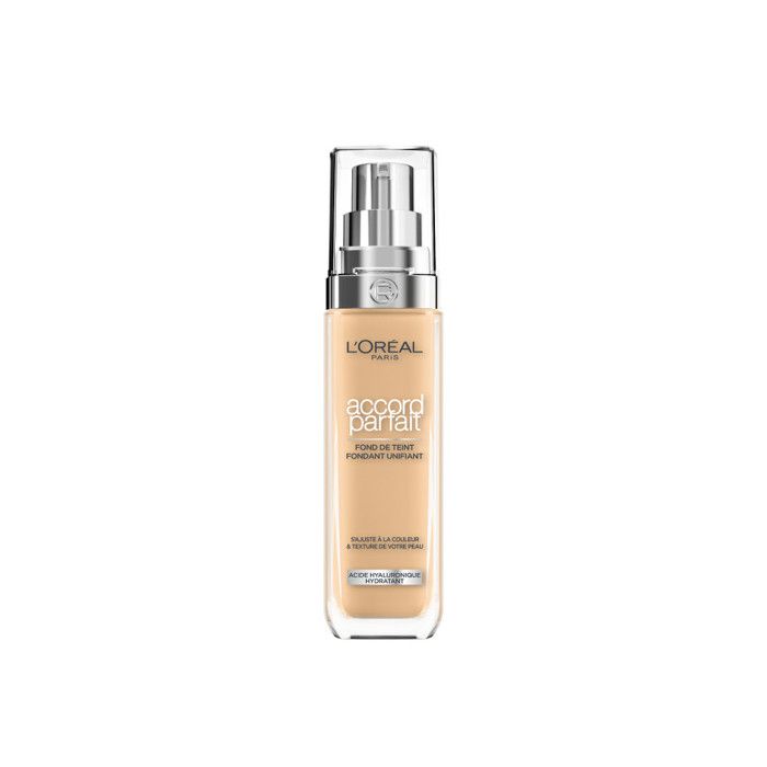 L'ORÉAL PARIS - Accord Parfait Fond de Teint Fluide 4.D Naturel Doré - 30 ml