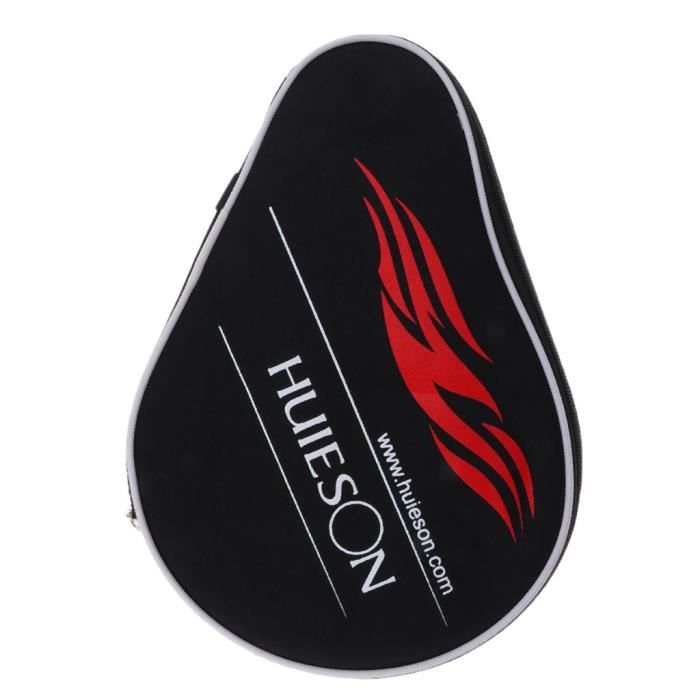 tennis de table raquette cas ping pong paddle chauve-souris sac housse boule noir