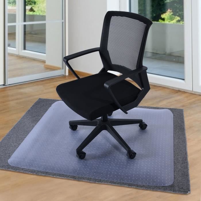 Tapis Tapis de chaise rectangulaire tapis Housse de protection sol transparente Clouté Bas Bureau à domicile HB044 -SUR