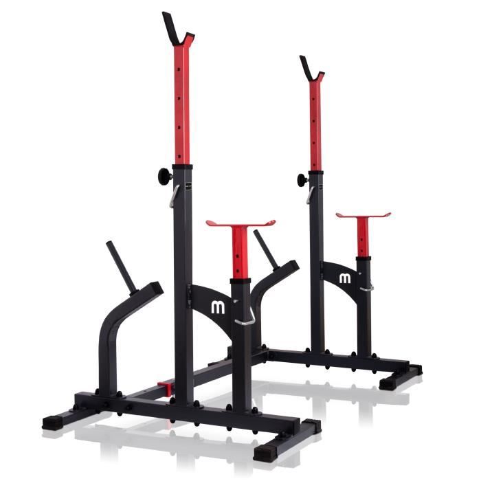 Support haltères MS-S104 Marbo-Sport rangement poids barre chandelles squat
