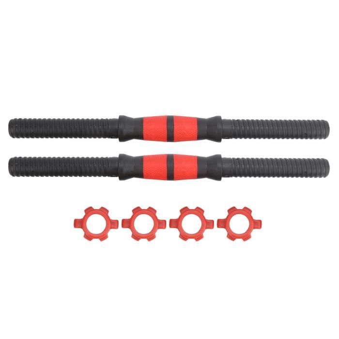 Sonew Barres d'haltères de 40 cm Barres d'haltères de 40cm Poignées d'haltères de levage de poids avec équipement de remise en