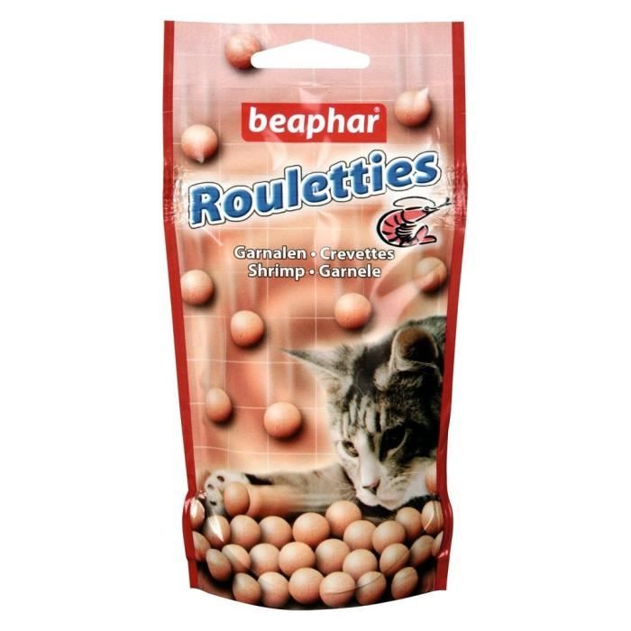 BEAPHAR Friandises aux crevettes - Pour chat - 44,2g