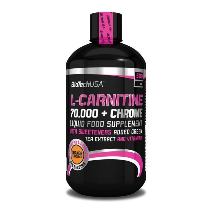Liquid L-Carnitine 70.000mg + Chrome 500ml (Orange)
