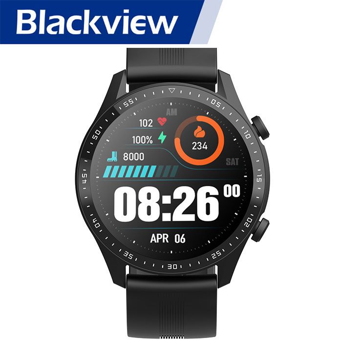 SmartWatch Blackview R3 Montre Connectée Sport IP68 Fréquence Cardiaque Moniteur de Sommeil avec Oxymetre - Rose