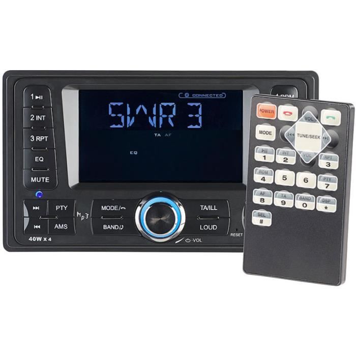 Autoradio avec RDS / Bluetooth / USB / SD -CAS-4380.bt-