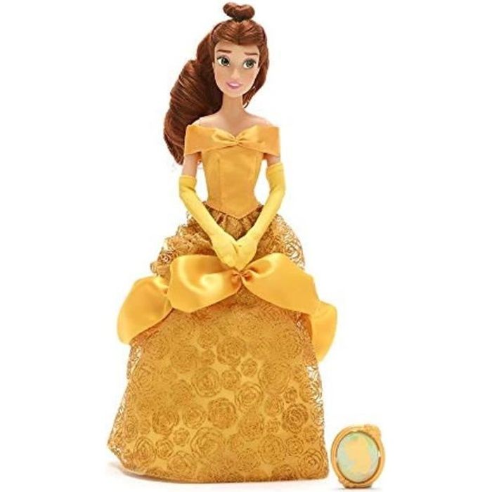 Poupee DISNEY GUBCI Belle poupée classique avec pendentif - La belle et la bête - 11 pouces