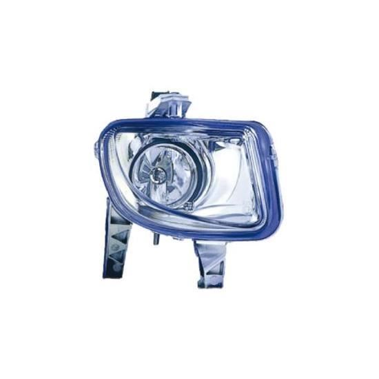 Feu antibrouillard droit FIAT GRANDE PUNTO depuis 2005, H1, chromé, pare choc avant, Neuf.