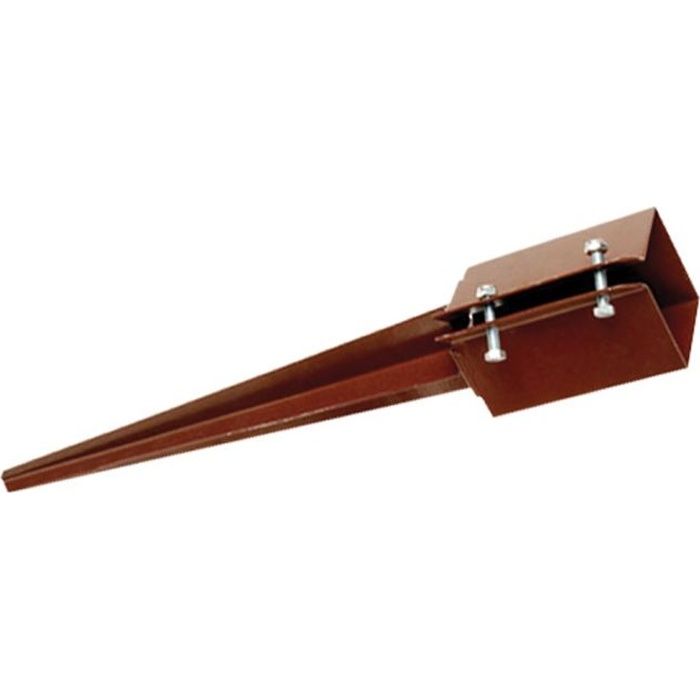 SUPPORT DE POTEAU À PLANTER 75 X 75 X 750 MM FI…