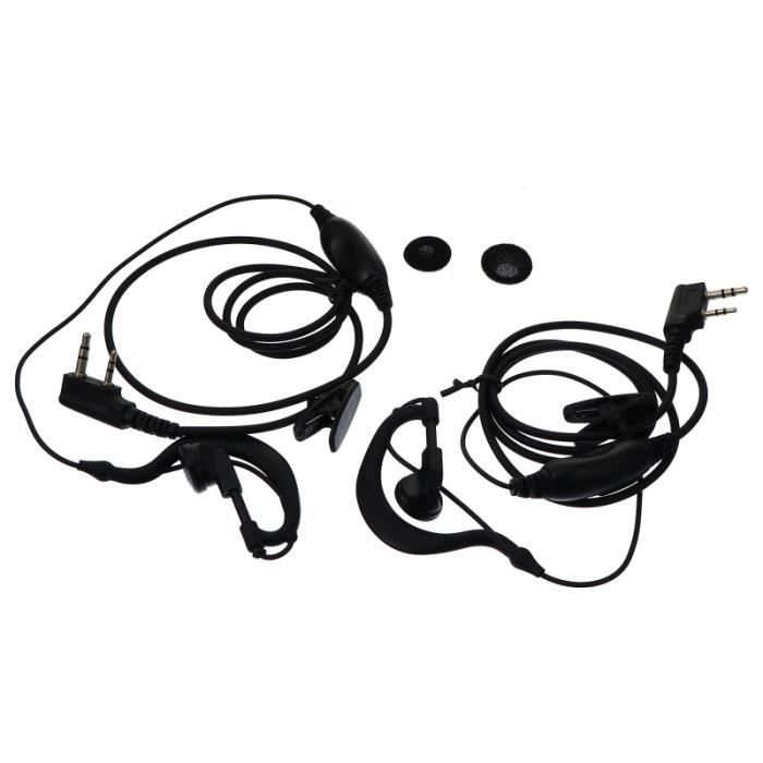 2 pièces CASQUE Robuste Prime Durable Écouteur Casque intercom - kit communication confort conducteur et passager