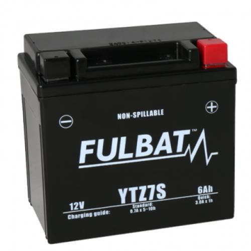 Batterie moto YTZ7S étanche AGM 12V / 6Ah