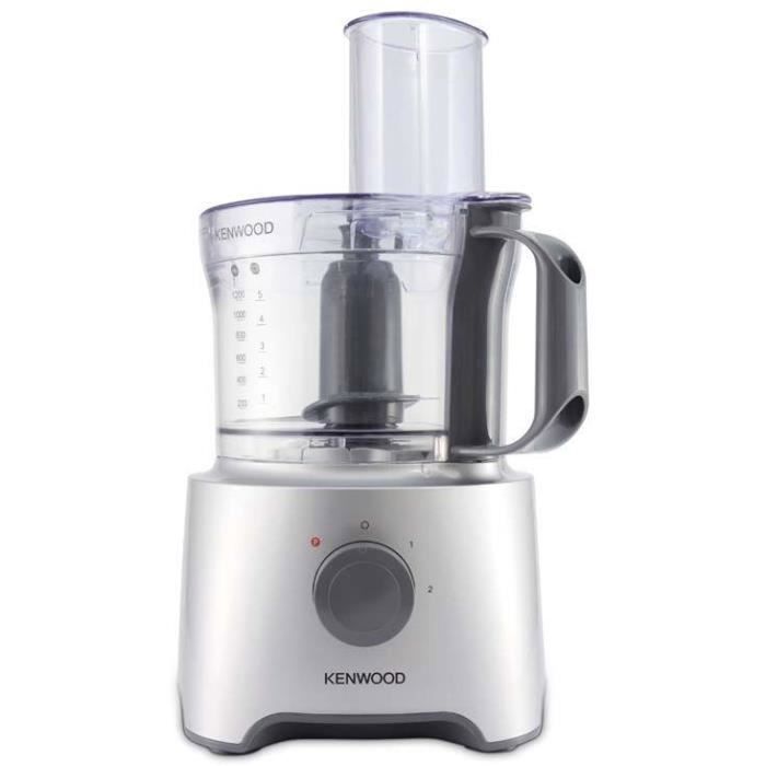 Kenwood FDP302SI, 2,1 L, Argent, Rotatif, 1,2 L, Plastique, Acier inoxydable