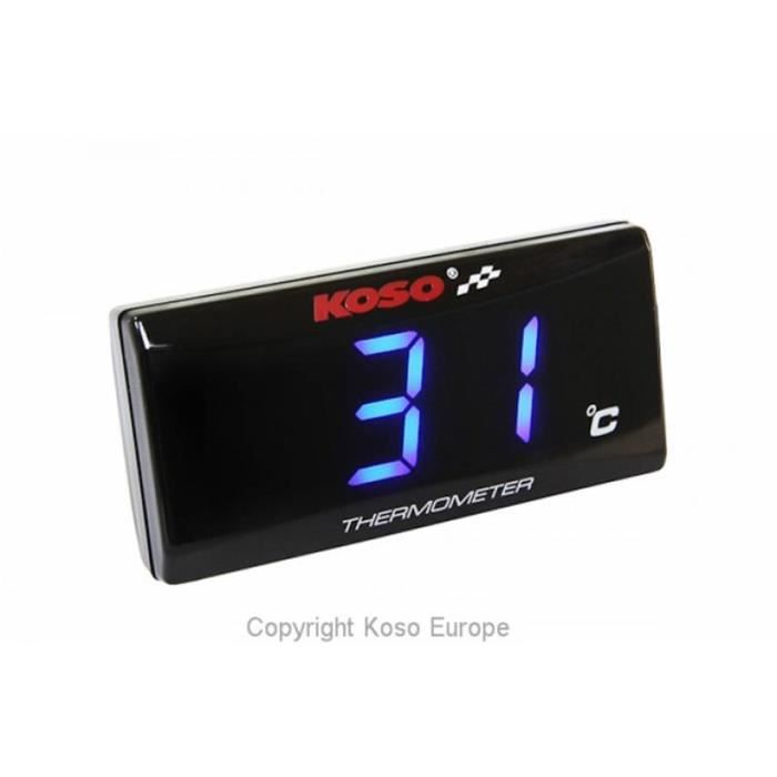 KOSO - Indicateur De Température Moto Koso Super Slime Style