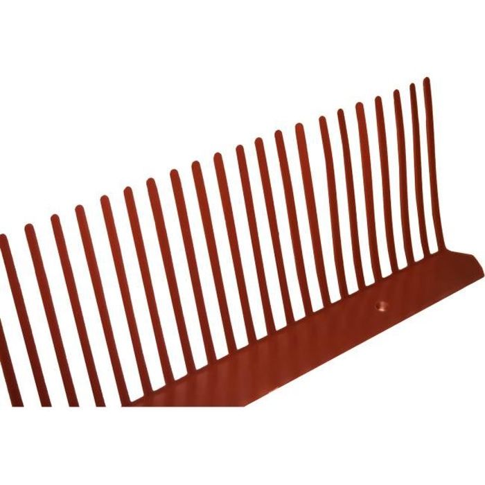 Peigne anti-moineaux en PVC (10ml) 80mm Rouge