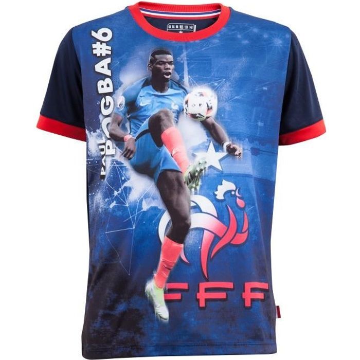Maillot FFF - Paul POGBA - Collection officielle Equipe de France de Football