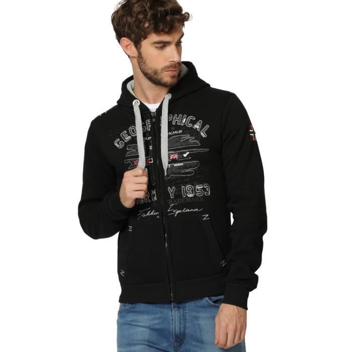 GEOGRAPHICAL NORWAY Sweat FOLDUC Noir - Homme