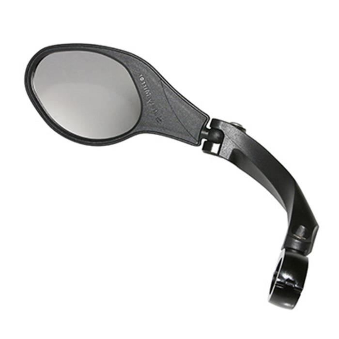 RETROVISEUR VELO GAUCHE NEWTON OVAL PLIABLE FIXATION SUR CINTRE POUR VAE