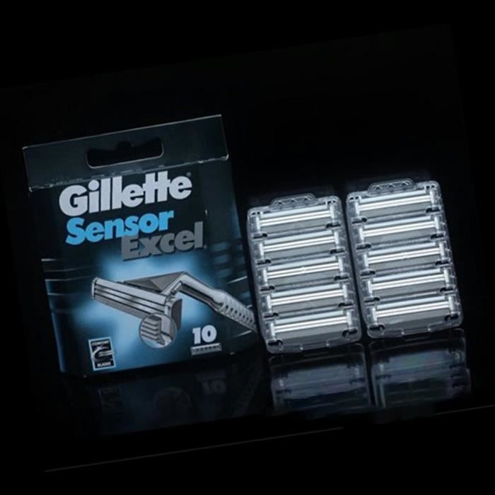 20 pcs Remplacement Lames de rasoir pour Gillette