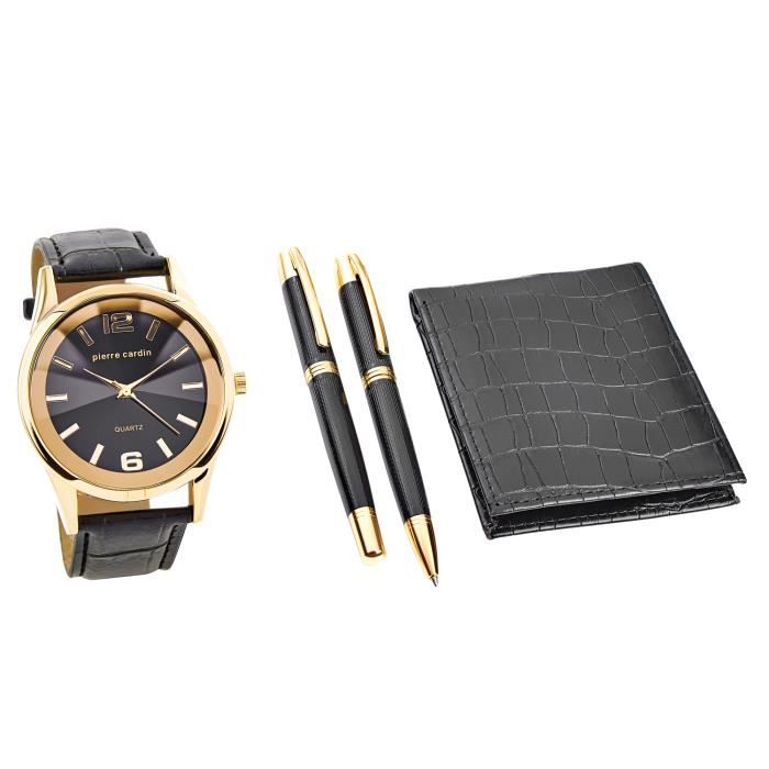 Montre Portefeuille Stylos Coffret Cadeau Pierre Cardin